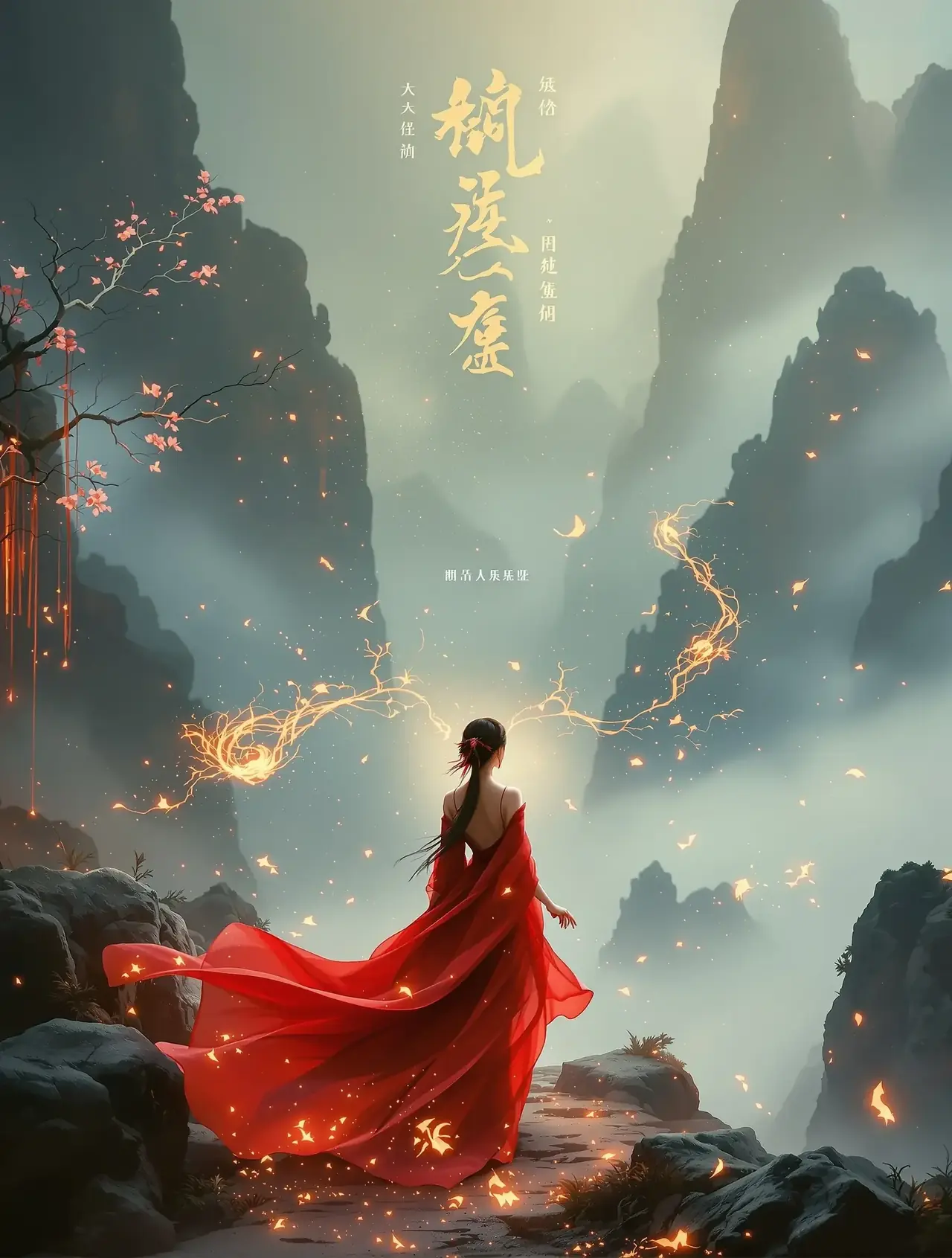 狐妖娘子请留步短剧封面，玄幻题材，共38集